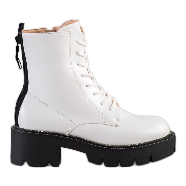 Seastar Bijeli hvatači na platformi bijela crno