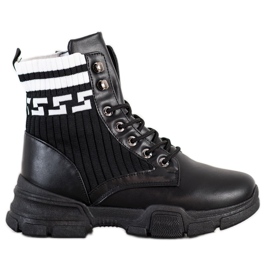 SHELOVET Modni radnici na vezanje bijela crna