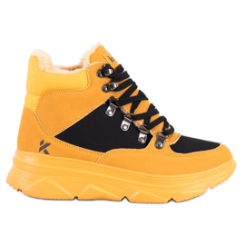 Kylie Lagani sportski hvatači na platformi crna žuta boja