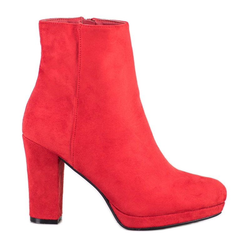 Seastar Čizme s visokim potpeticama crvena