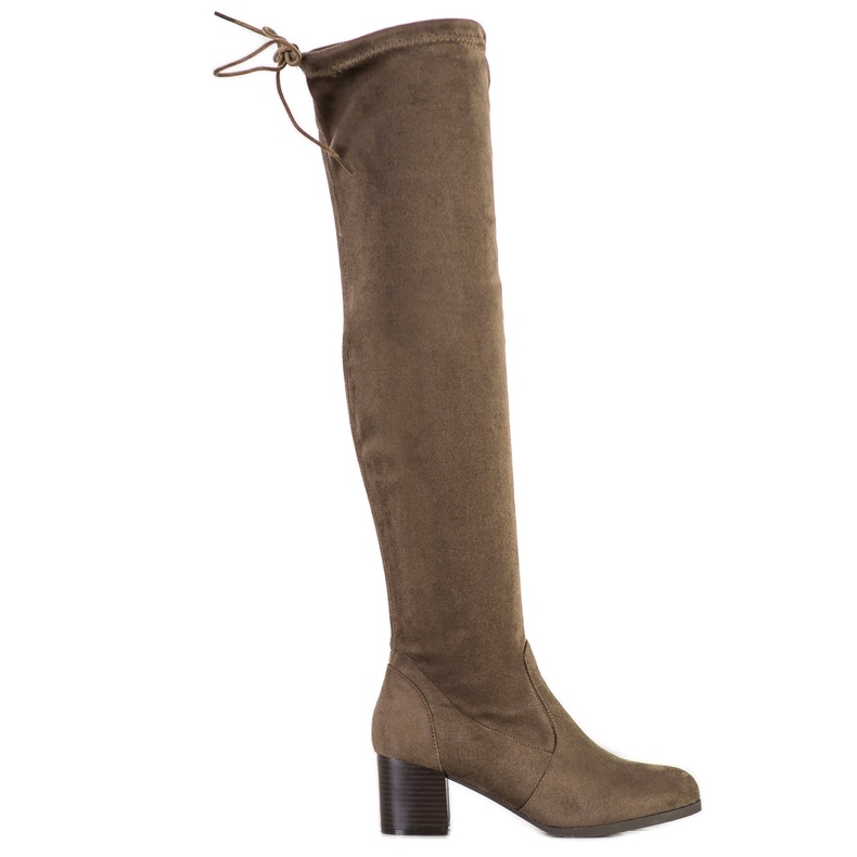 M.Daszyński Čizme iznad koljena zelena