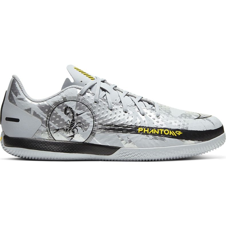 Nike Phantom Gt Scorpion Academy Ic Junior DA2281 001 nogometne cipele srebro srebro