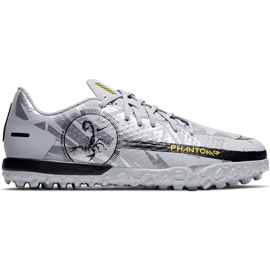 Nike nogometne tenisice Phantom Gt Scorpion Academy Tf Junior DA2282 001 srebro srebro