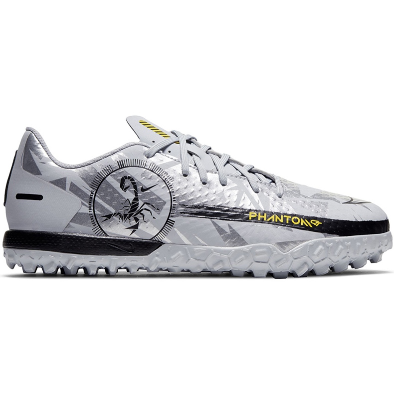 Nike Phantom Gt Scorpion Academy Tf Junior DA2282 001 nogometne cipele srebro srebro