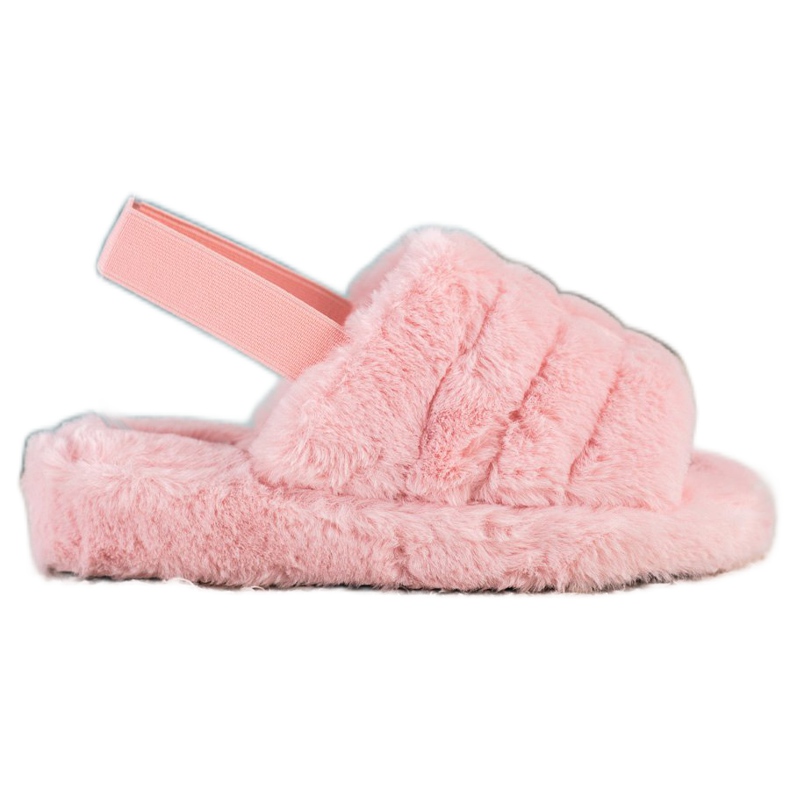 Seastar Tople papuče s krznom ružičasta