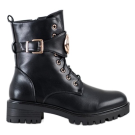 SHELOVET Radnici sa zlatnim ukrasom crna