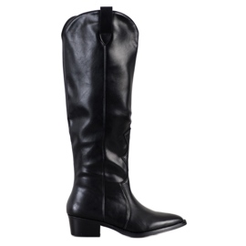 Seastar Crne kaubojske čizme crna