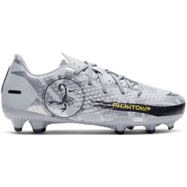 Nike nogometne tenisice Phantom Gt Academy Scorpion FG / MG Junior DB7631 001 bijela