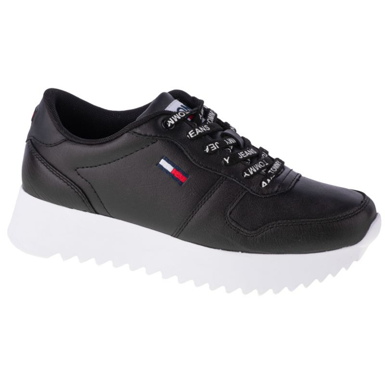 Tommy Hilfiger visoke cipele od kože W EN0EN01120-BDS cipele crno