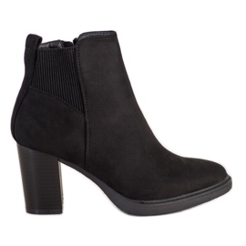 Super Mode Crne čizme na postu crna