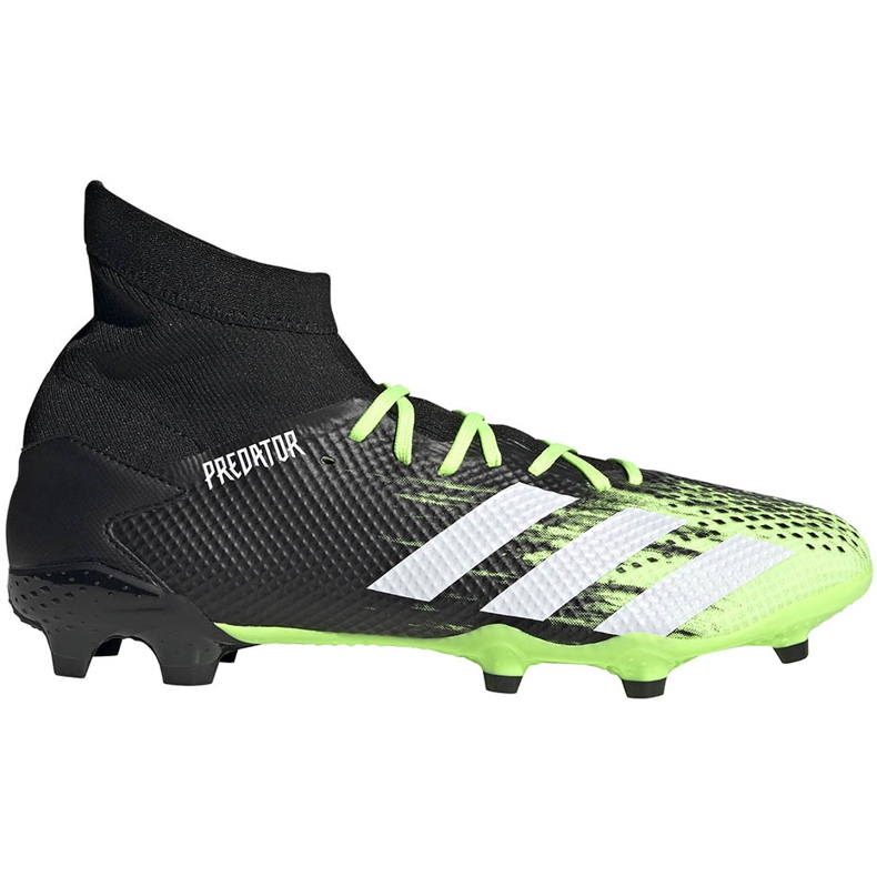 Kopačke adidas Predator 20.3 Fg zeleno-crne EH2926 crno