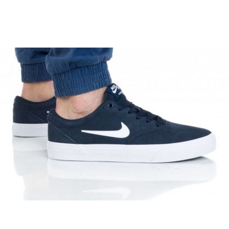 Cipele Nike Sb Charge Suede M CT3463-401 bijela mornarsko plava