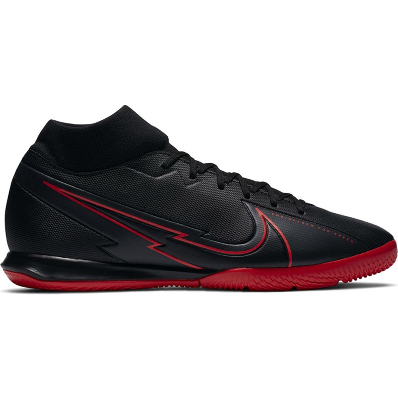Nike nogometne tenisice Mercurial Superfly 7 Academy Ic M AT7975 060 crna purpurna boja