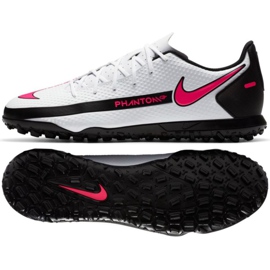 Nike nogometna cipela Phantom Gt Club Tf M CK8469 160 bijela šaren