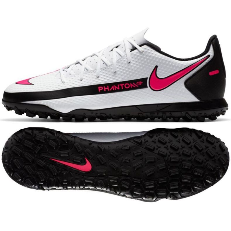 Nike nogometna cipela Phantom Gt Club Tf M CK8469 160 bijela šaren