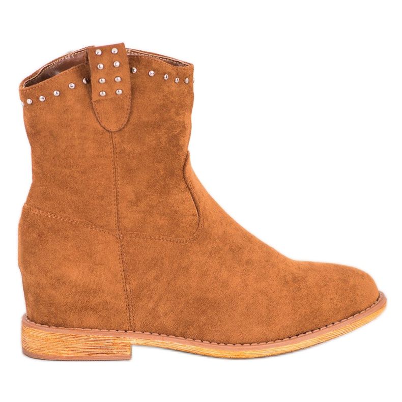 Super Mode Tople kaubojke smeđa žuta boja