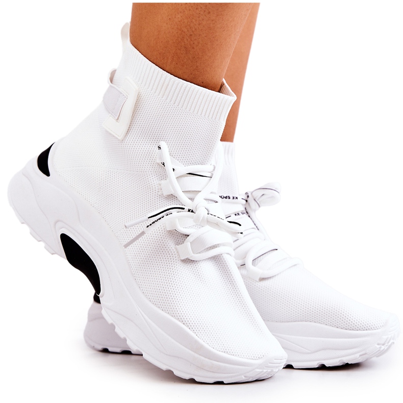 Ženske sportske čarape bijele KeSports bijela