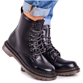 Ženske tople čizme Matt Black Thunder crna