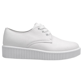 Čizme za puzanje na bijeloj platformi BK-15 bijela