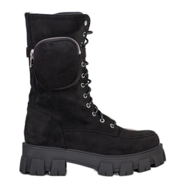 Seastar Suede čizme s džepom crna