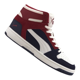 Puma Rebound LayUp Sd M 370219-04 bijela crna crvena višebojan