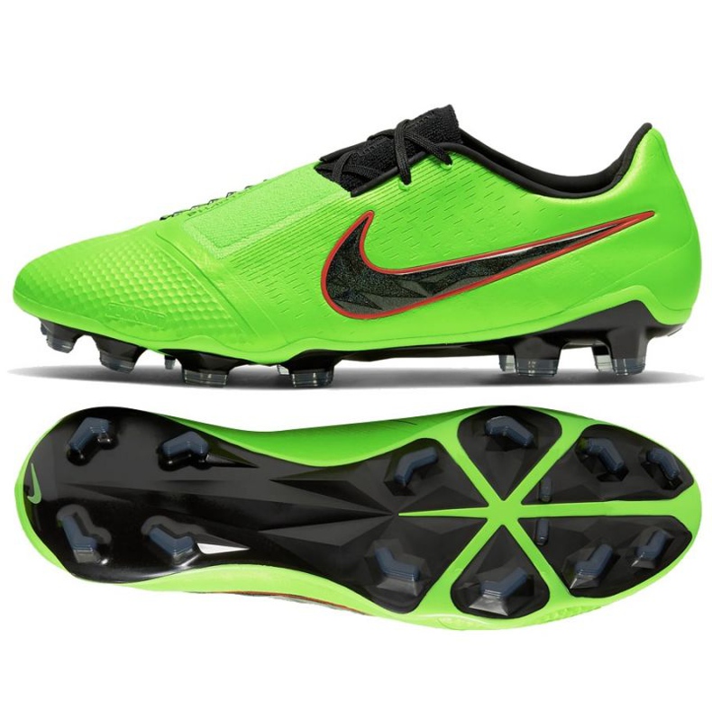 Nike Phantom Venom Elite Fg M AO7540 306 nogometne cipele raznobojna zelena