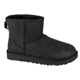 Čizme Ugg W Classic Mini Koža W 1016558-BLK crna