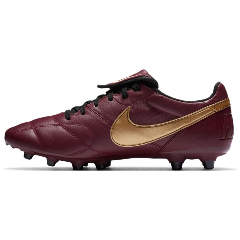 Nike Nogometne cipele Nike Premier Ii Fg M 917803 690 burgundija, zlatna crvena