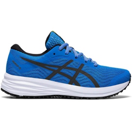 Tenisice za trčanje Asics Patriot 12 Gs Jr 1014A139 401 crna plava