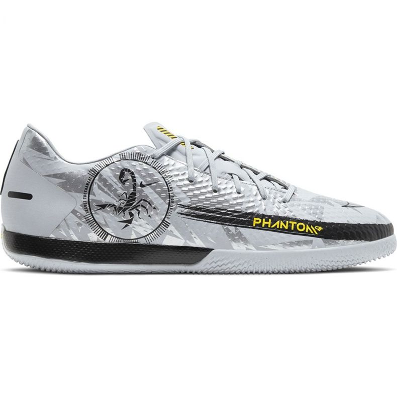 Nike nogometne tenisice Phantom Gt Scorpion Academy Ic M DA2265 001 siva šaren