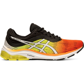 Muške tenisice za trčanje Asics Gel Pulse 11 crna i narančasta 1011A550 800 crno raznobojna