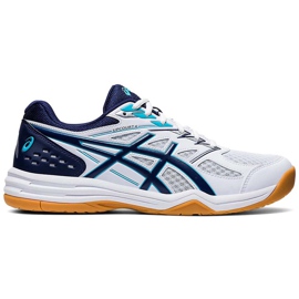 Asics Acics Upcourt 4 bijela i tamnoplava 1071A053 100 muške tenisice za odbojku