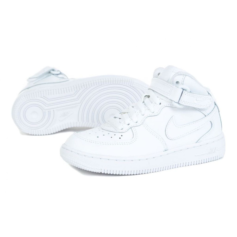 Nike Force 1 Mid Ps Jr 314196-113 bijela crno