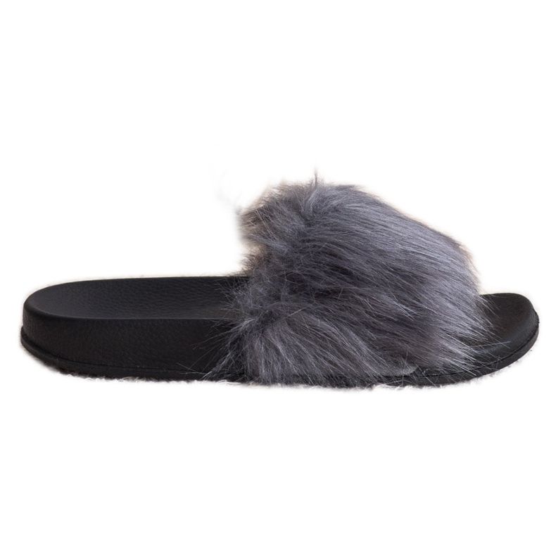 SHELOVET Elegantne papuče siva