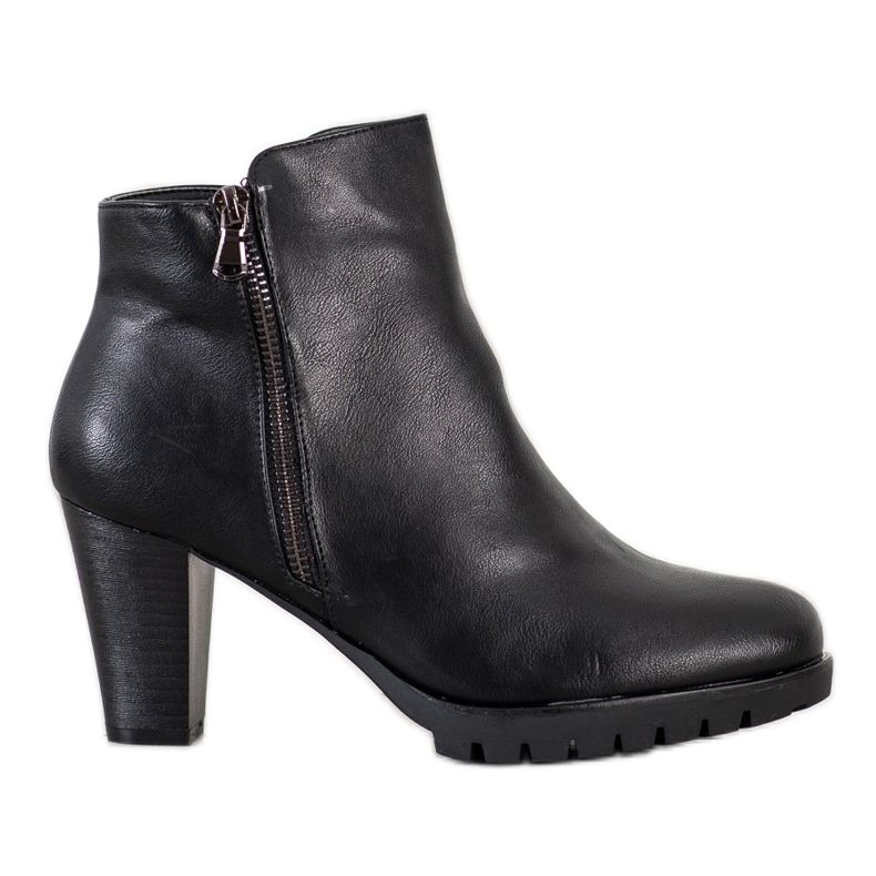 Flyfor Klasične čizme s visokim potpeticama crno