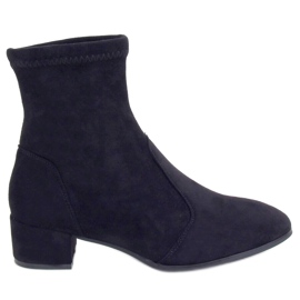 Crne YK-103 Crne čizme s mekanim gornjim dijelom crno