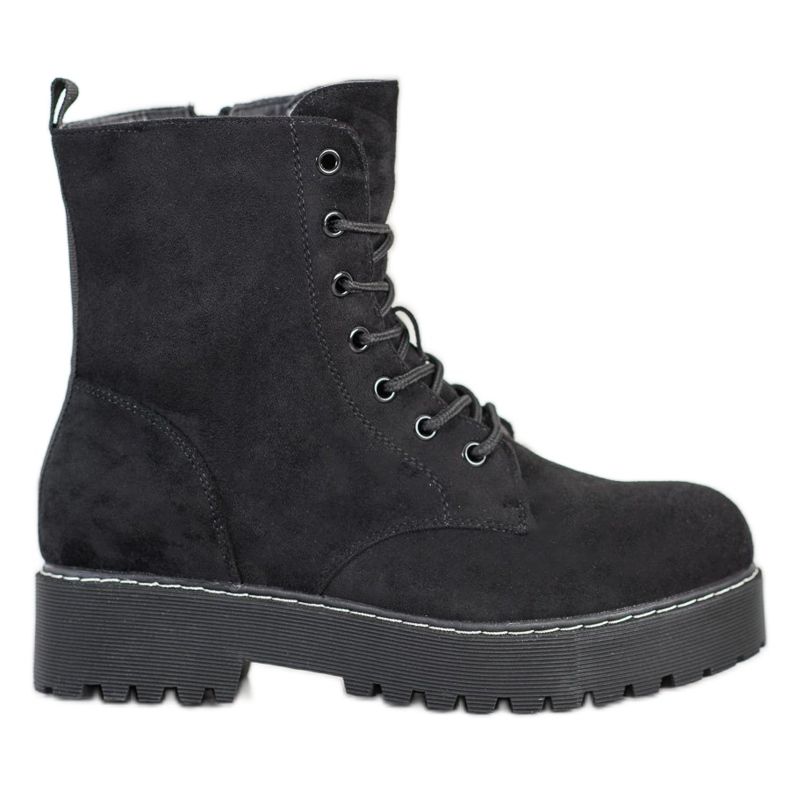 SHELOVET Traperi za antilop na platformi crno