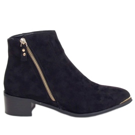 Čizme bademasti crni antilop 88168-1 Crna