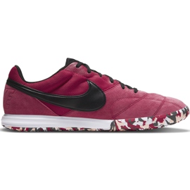 Nogometne cipele Nike Premier Ii Sala Ic bordo AV3153 608 klaret crvena