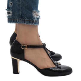 Crne pumpe na stupu 2239-3 crna