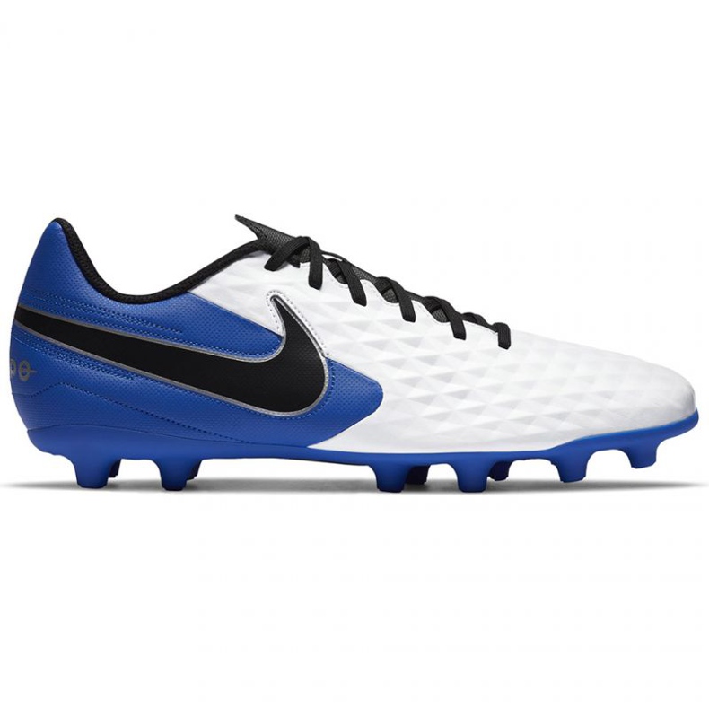 Nike Tiempo Legend 8 Club FG / MG M AT6107-104 nogometne cipele , bijela, plava bijela