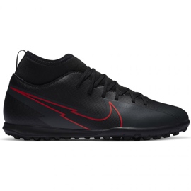 Nike Mercurial Superfly 7 Club Tf Jr AT8156-060 nogometne cipele ljubičasta, crna crna