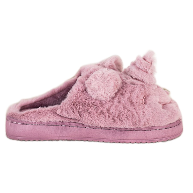Bona Ženske papuče jednorog ljubičasta ružičasta