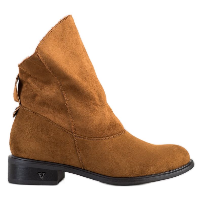 Weide Čizme sa širokim gornjim dijelom smeđa žuta boja