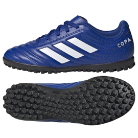 Adidas Copa 20.4 Tf Jr EH0931 kopačke za nogomet višebojan plava