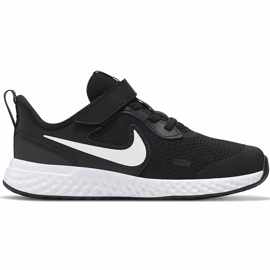 Nike Revolution 5 crno-bijele dječje cipele BQ5672 003 bijela crna