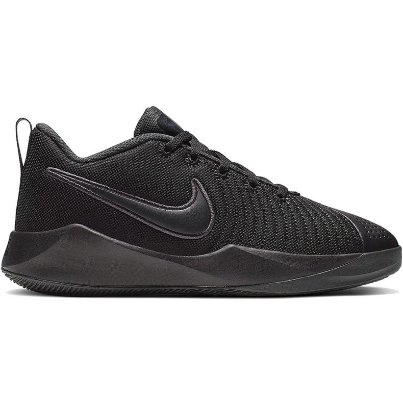 Nike Team Hustle Quick 2 crne dječje cipele AT5298 001 crno crno