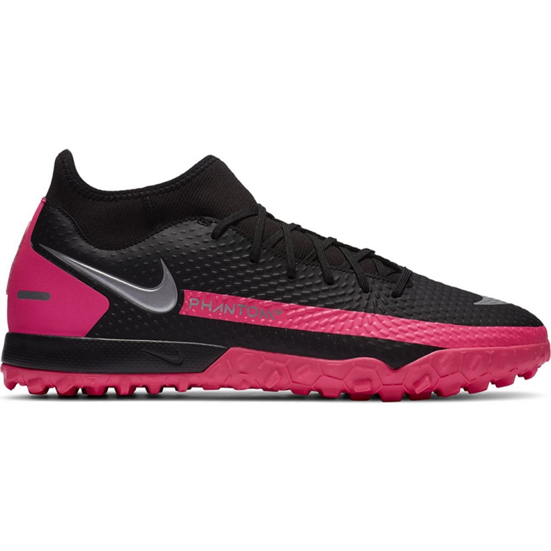 Nike Phantom Gt Academy Df Tf M CW6666 006 nogometne cipele ružičasta, crna crno