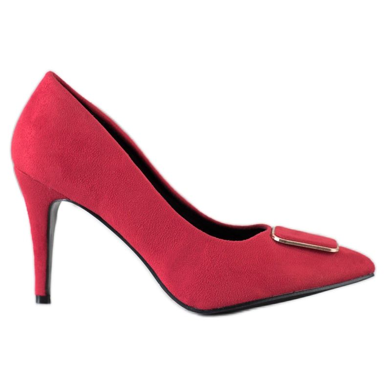 Goodin Pumpe s ukrasom crvena