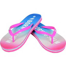 Papuče za djevojčice 4FJ4L19 JKLD204 90S višebojne višebojan